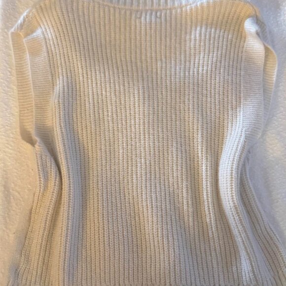 Cream Cable Knit Sweater Vest - Picture 4 of 6